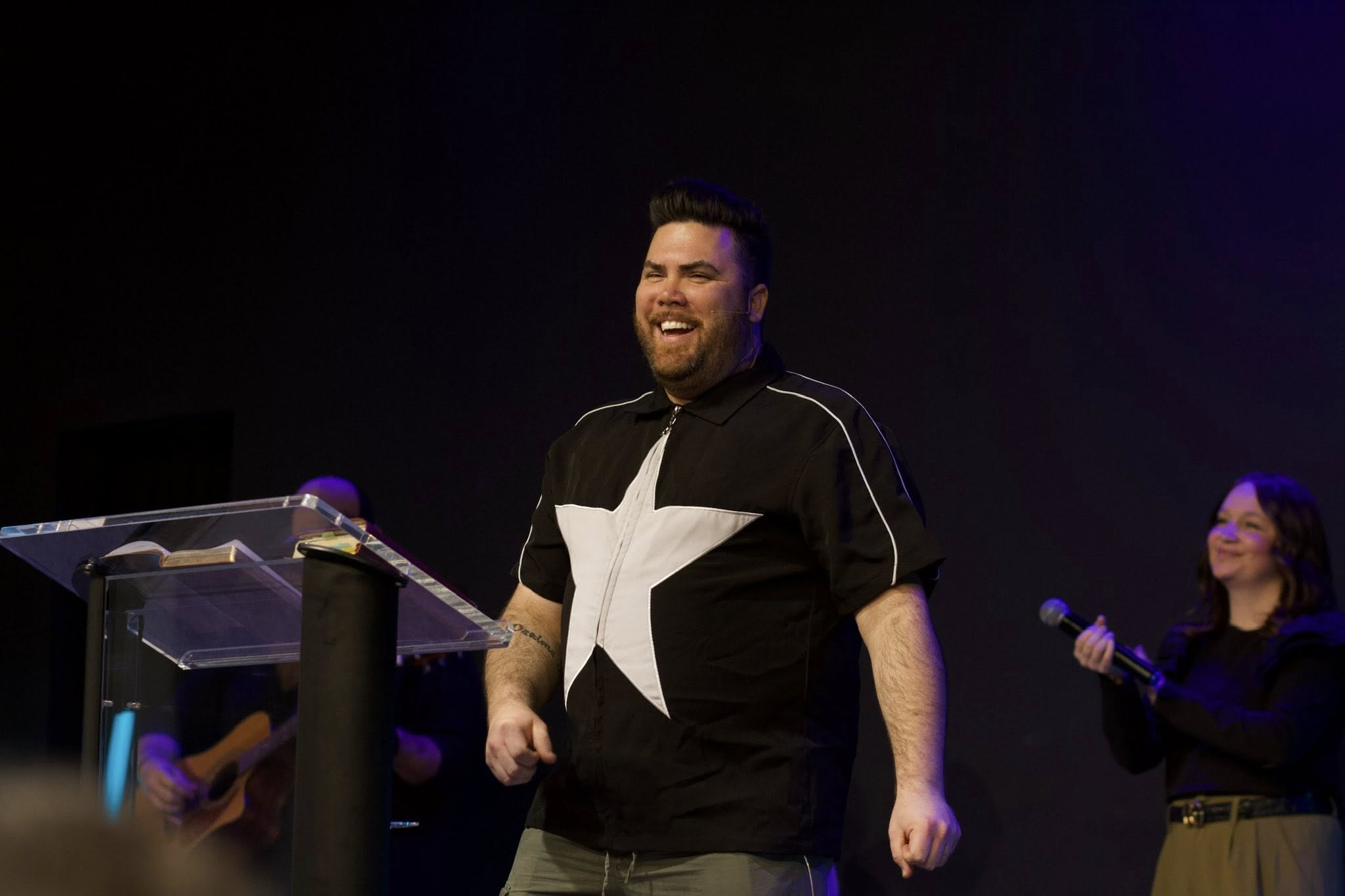 About us pastor in shirt